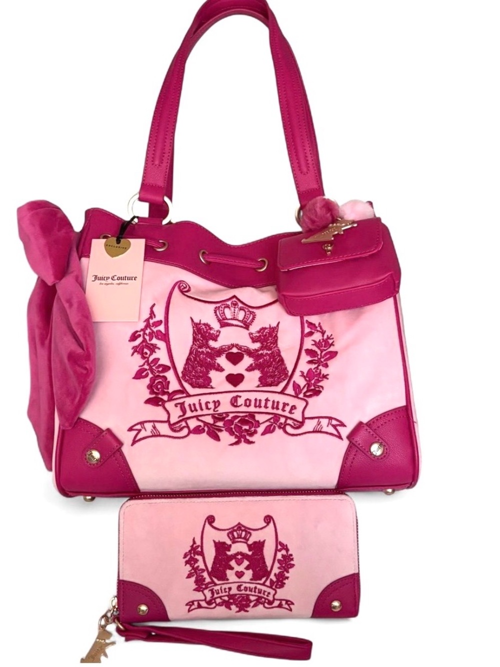 Juicy Couture Scottie Love Chapter Daydreamer Tote with Wallet